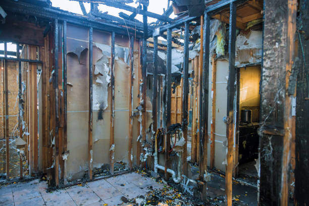 Professional Fire Damage Removal technician working in Bellmawr, NJ